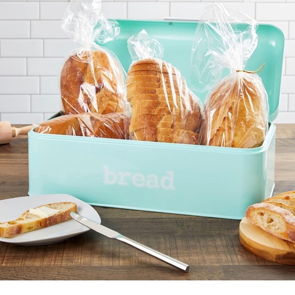 Juvale Stainless Steel Bread Box for Kitchen Countertop - Picture 3 of 7